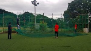 2019年10月19日(土)フットサル場のメンテナンスを行いました