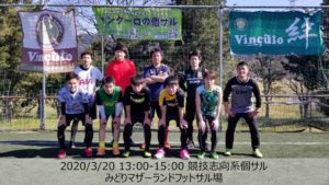 競技志向系個サル開催しました。2020/3/20 13:00~15:00