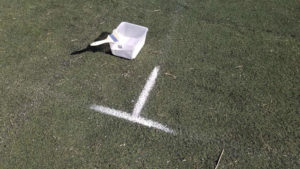 みどりマザーランドフットサル場のラインをリメイクしました2020/3/14